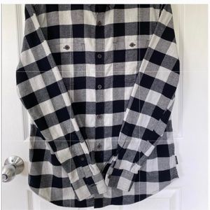Wind River Black and White Flannel Shirt
